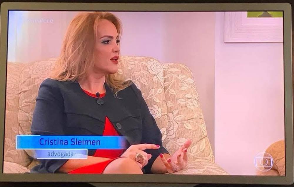 Dra. Cristina Sleiman em entrevista para televisão